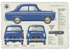 Ford Prefect 100E 1957-59 Glass Cleaning Cloth